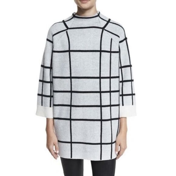 Rag & Bone Mallori Tunic Sweater Small Grey 100% Wool - Picture 1 of 15